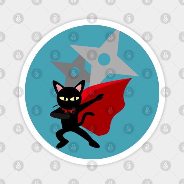 Hero Cat Magnet by BATKEI